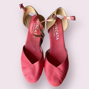 Viscata Barcelona espadrilles size 40 color Coral